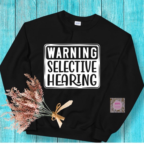 Warning Selective Hearing Women’s T-Shirt - Picture 2 of 2